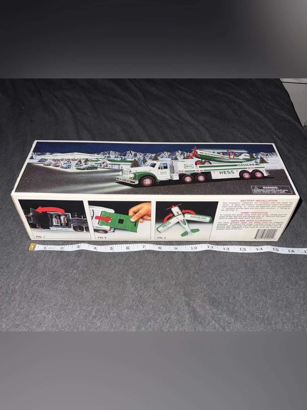 Vintage Hess Toy Truck Airplane NIB 2002 Y2K